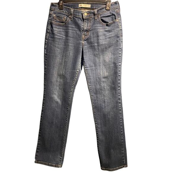 Levi’s size 10 505 Straight Leg Ladies Red Tab Button Pockets Everyday Timeless - Picture 1 of 8